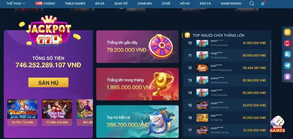 Khuyến mãi độc quyền cho slot game tại 79king1 win